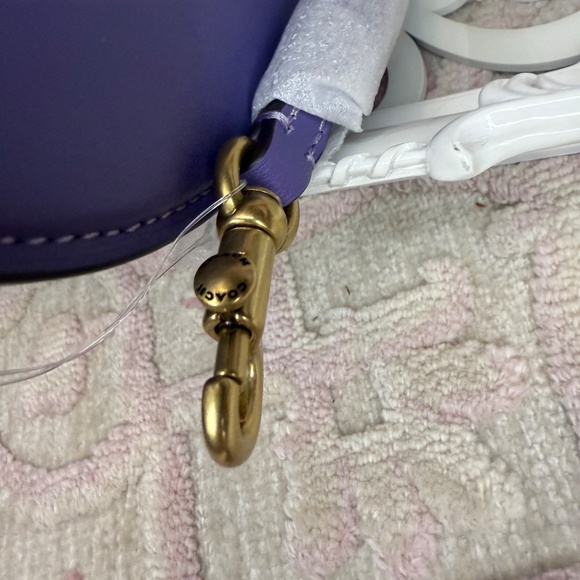 NWT Gorgeous COACH Light Purple Heart Bag CBF53 |Pride Collection 💜 🌈 - Picture 6 of 16